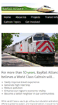 Mobile Screenshot of bayrailalliance.org